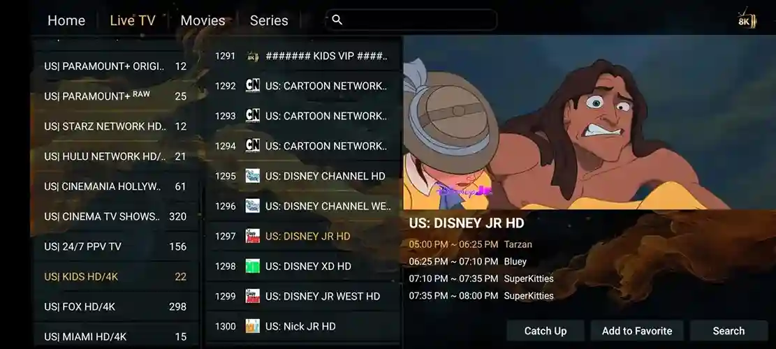 Preview 2 - Bird IPTV Premium IPTV Subscription